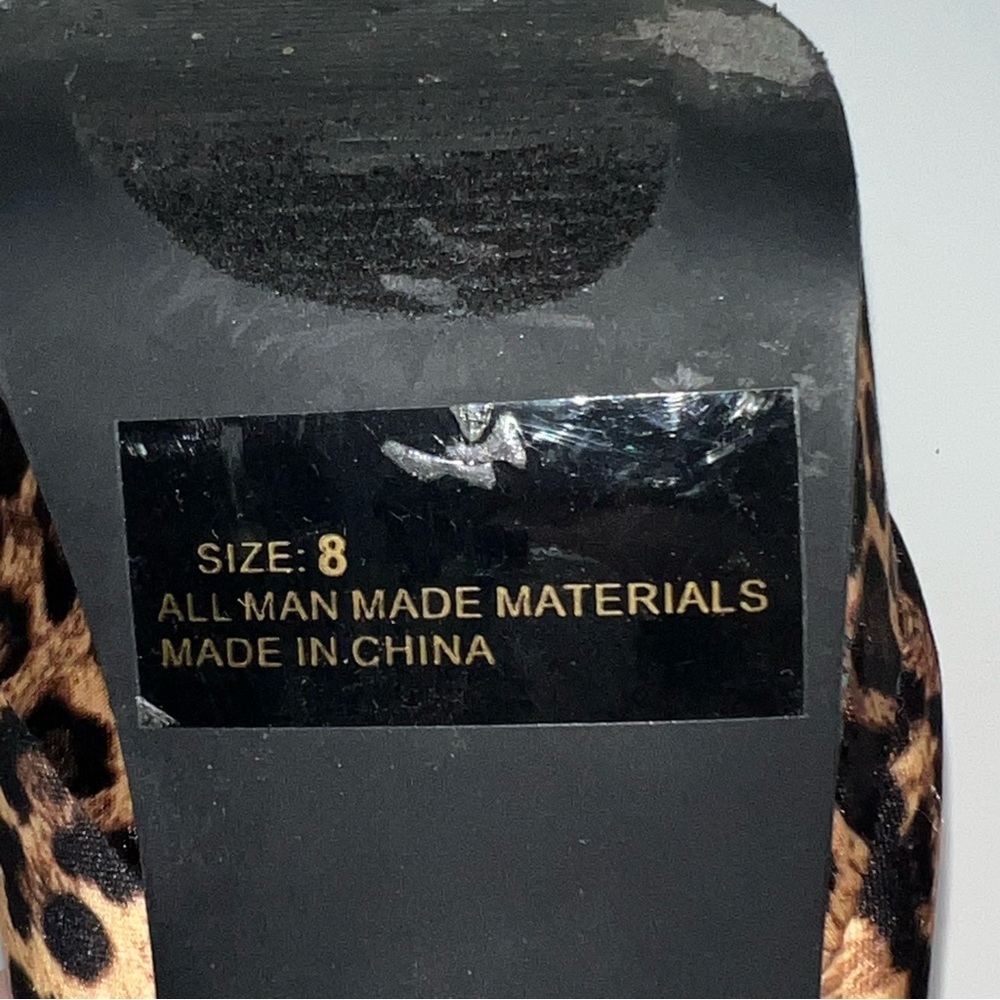 Charlotte Russe Leopard Platform High Heels - Picture 6 of 6